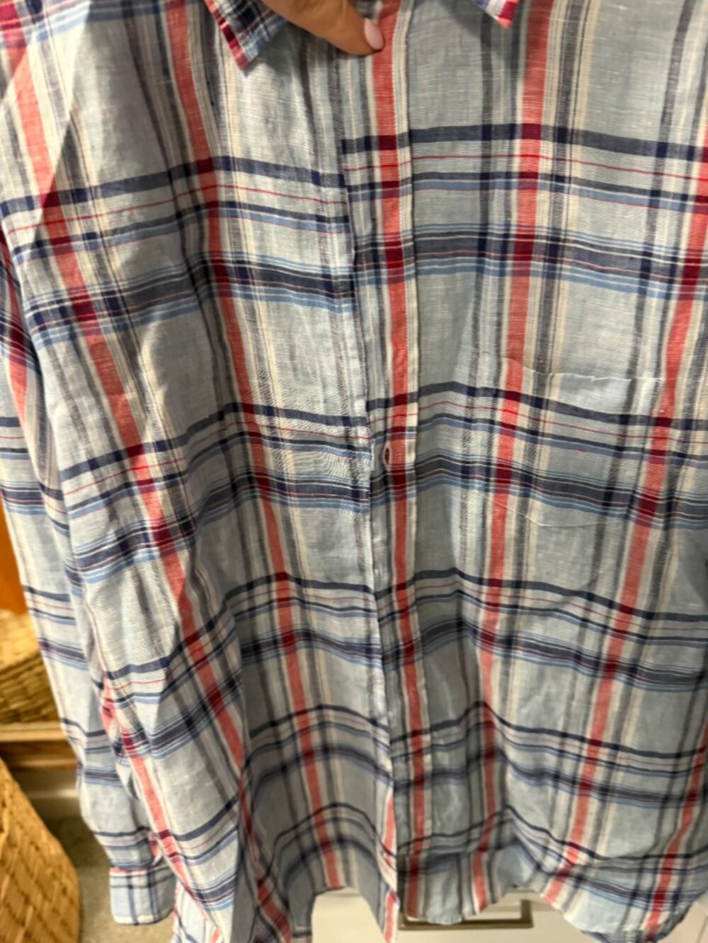 Frank & Eileen Linen Eileen Button Up - Picture 2 of 8